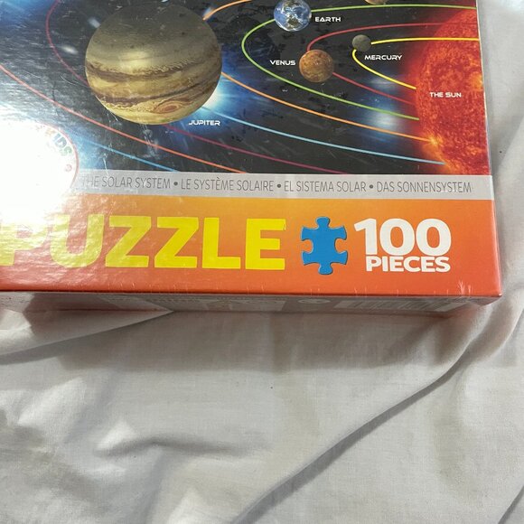 NIB Childrens 100 Pc Jigsaw Puzzle The Solar System Boy or Girl Steam Science - Picture 7 of 16